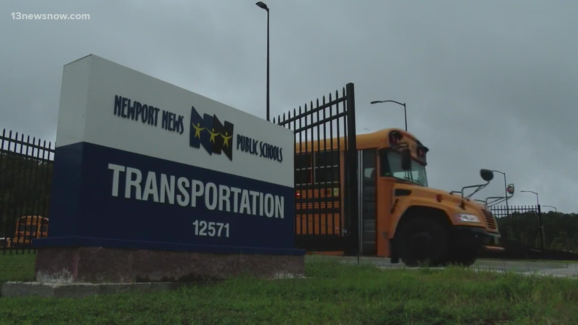 Newport News Public Schools is among school divisions that are dealing with logistics problems.