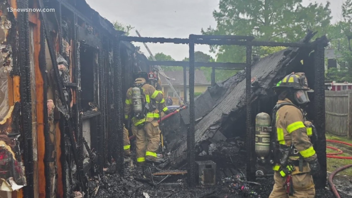 Virginia Beach house fire damages 3 homes on MacNean Circle | 13newsnow.com