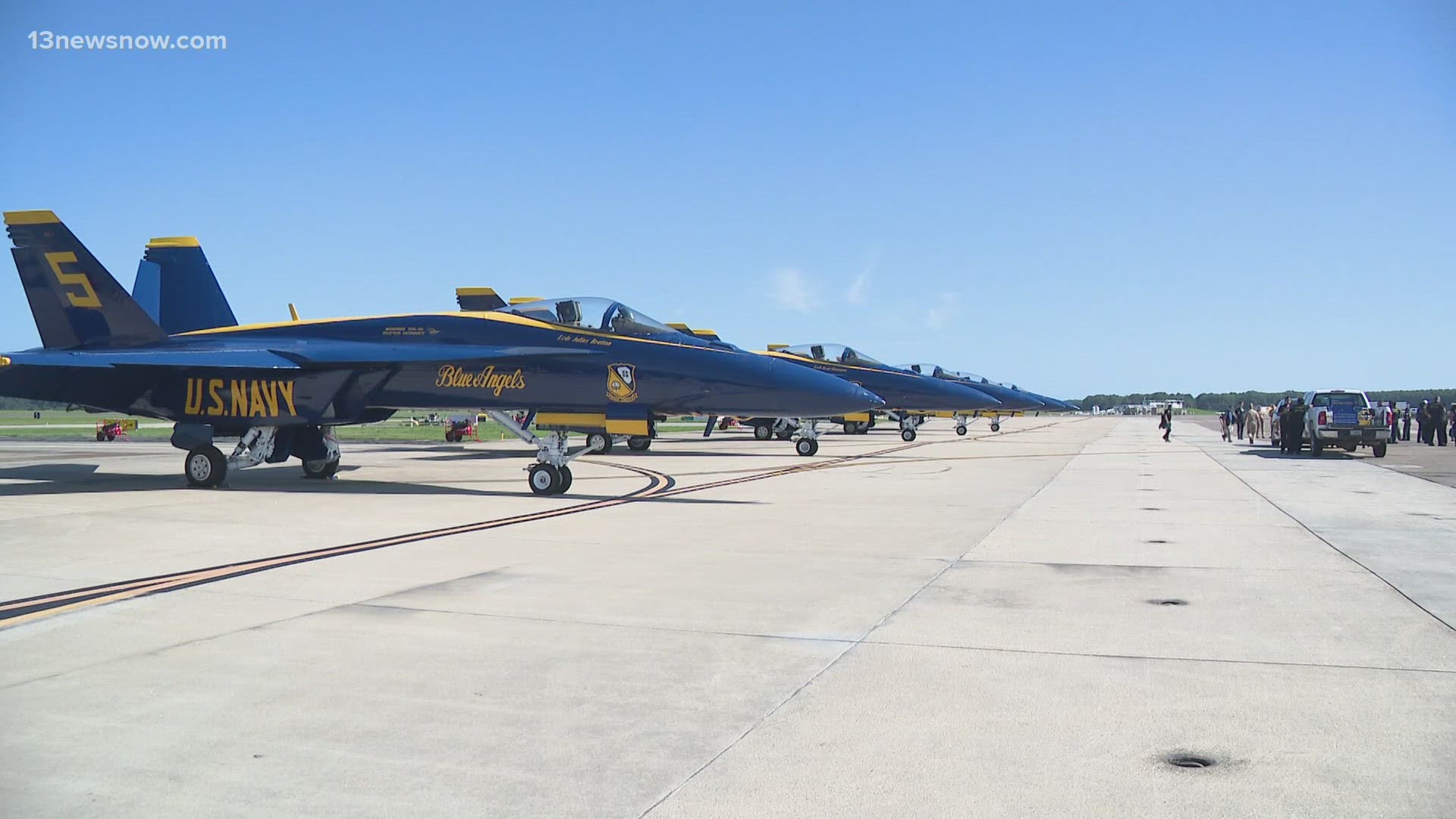 The Oceana Air Show is back this weekend! And once again, the featured attraction will be the U.S. Navy flight demonstration team, the Blue Angels.