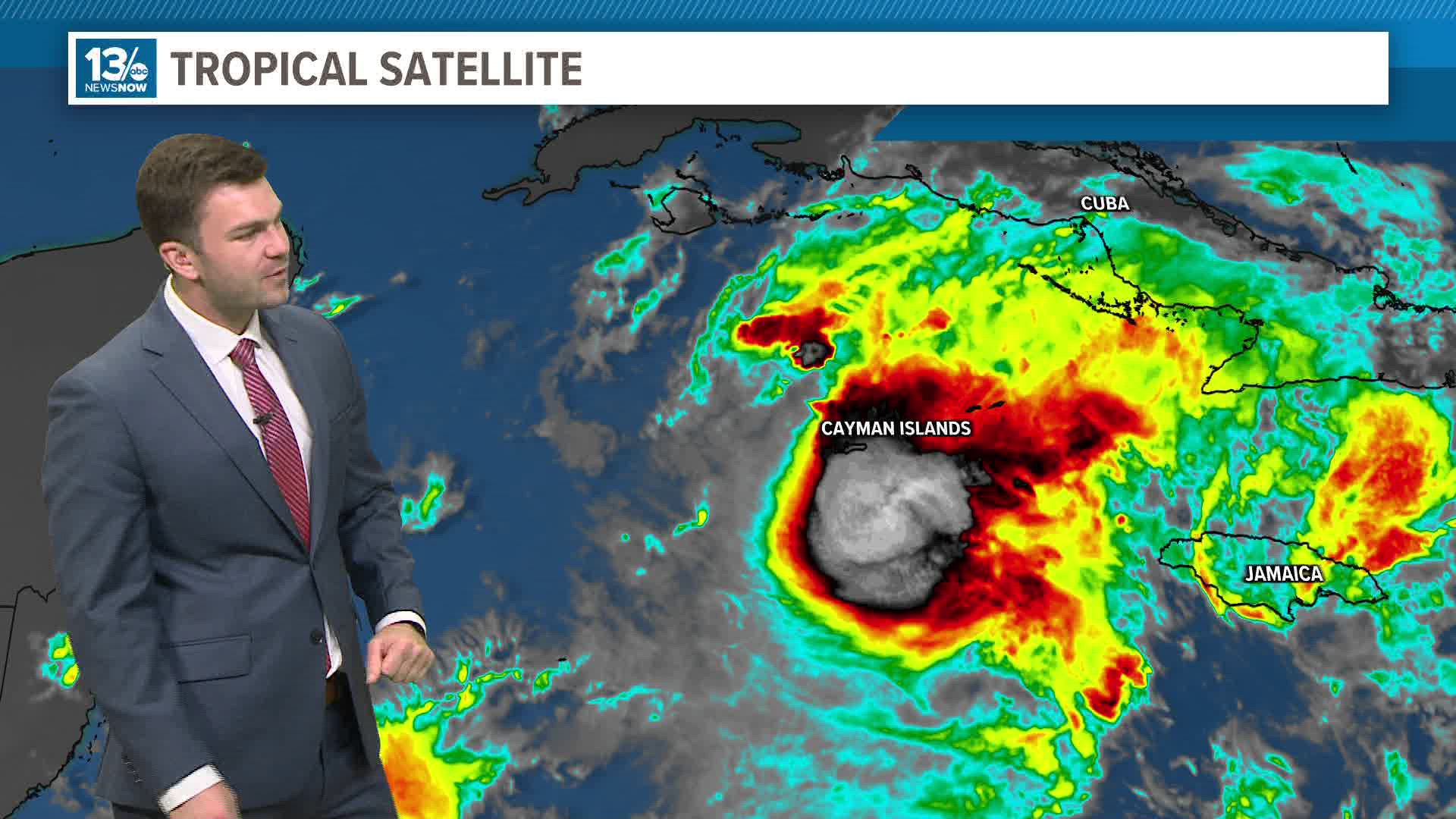 In the Tropics: Hurricane Beryl now a Category 3 south of the Caymen ...