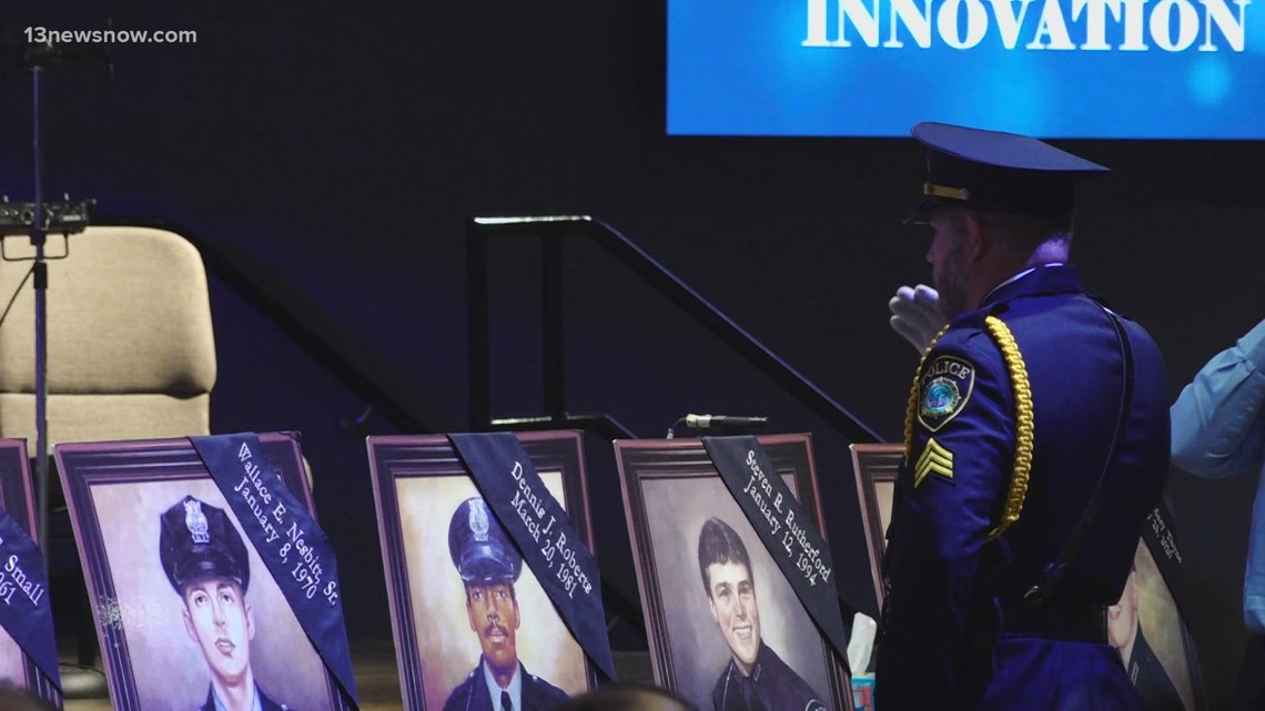 Newport News police honor fallen officers during annual memorial service