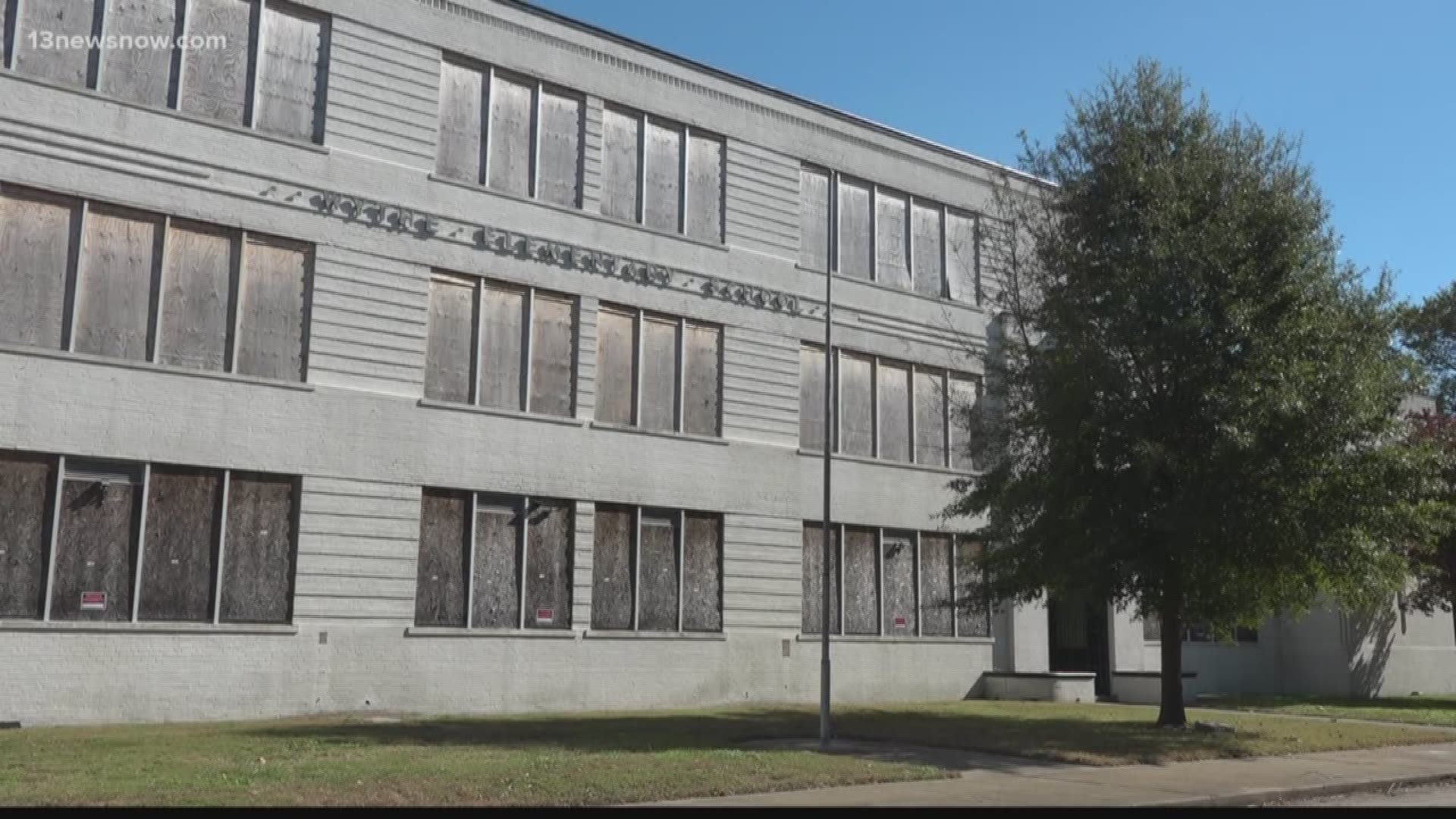 A former elementary school in Hampton may soon be home to dozens of families.