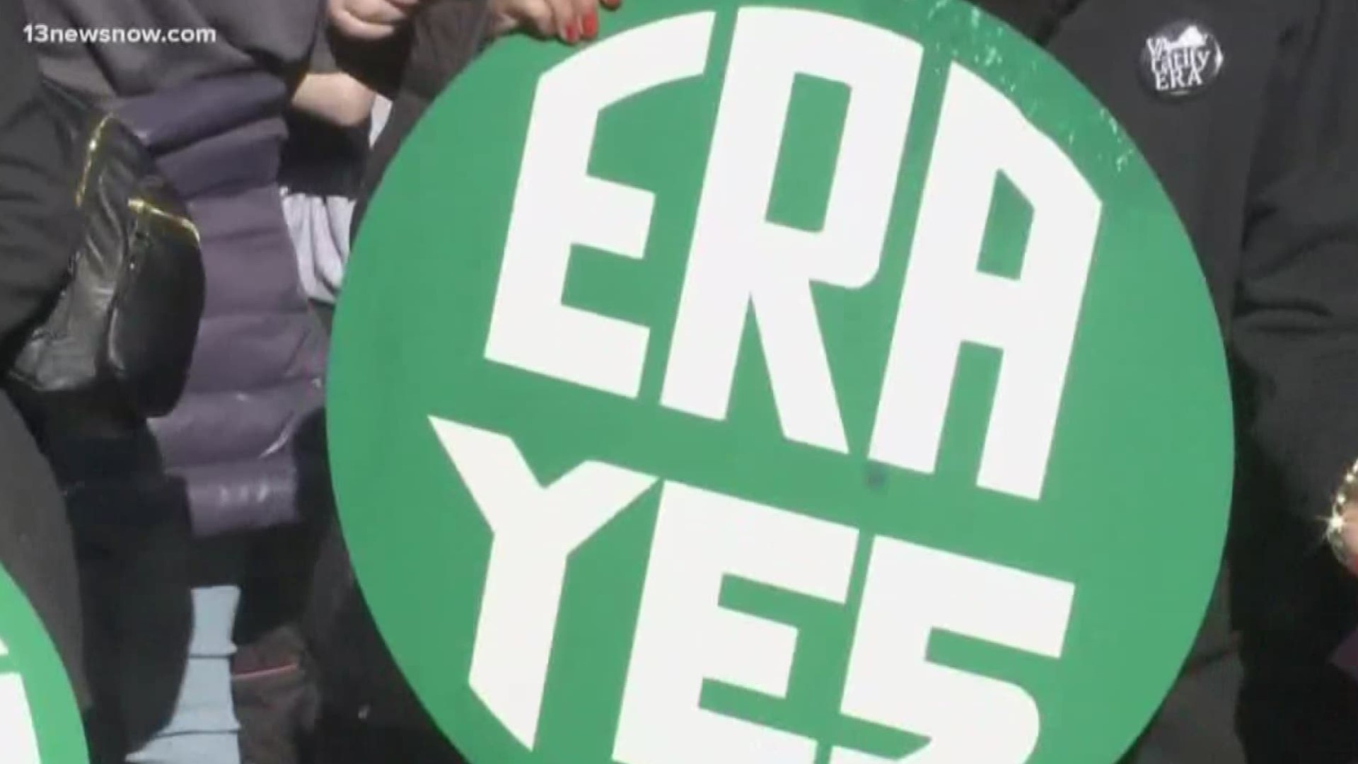 The Equal Rights Amendment would ban discrimination on the basis of sex. So far, 37 states have ratified it, but 38 are needed for Congressional approval.