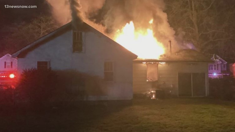 No one hurt in Chesapeake house fire