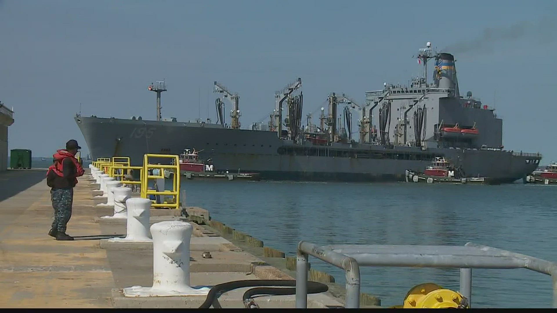 USNS Grumman returns from deployment