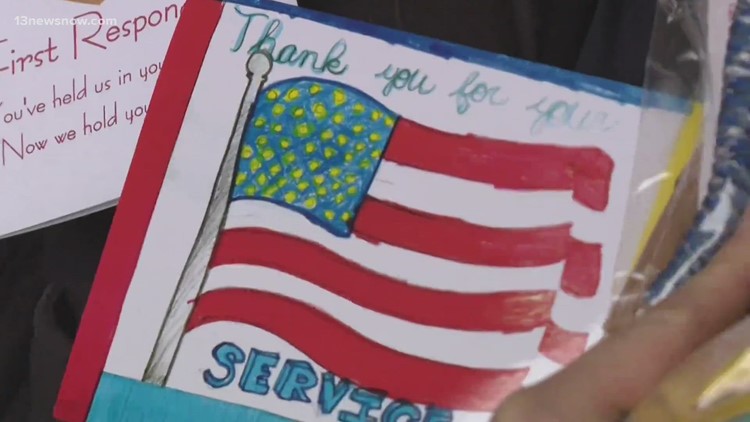 Virginia Beach Sheriff's Office receives 450 care packages