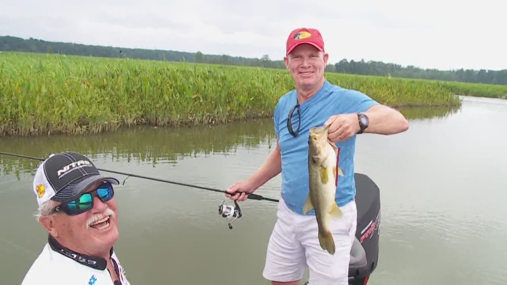 A fun day on the Chickahominy River fishing with Bass Pro Shops pro "Catfish" Hunter