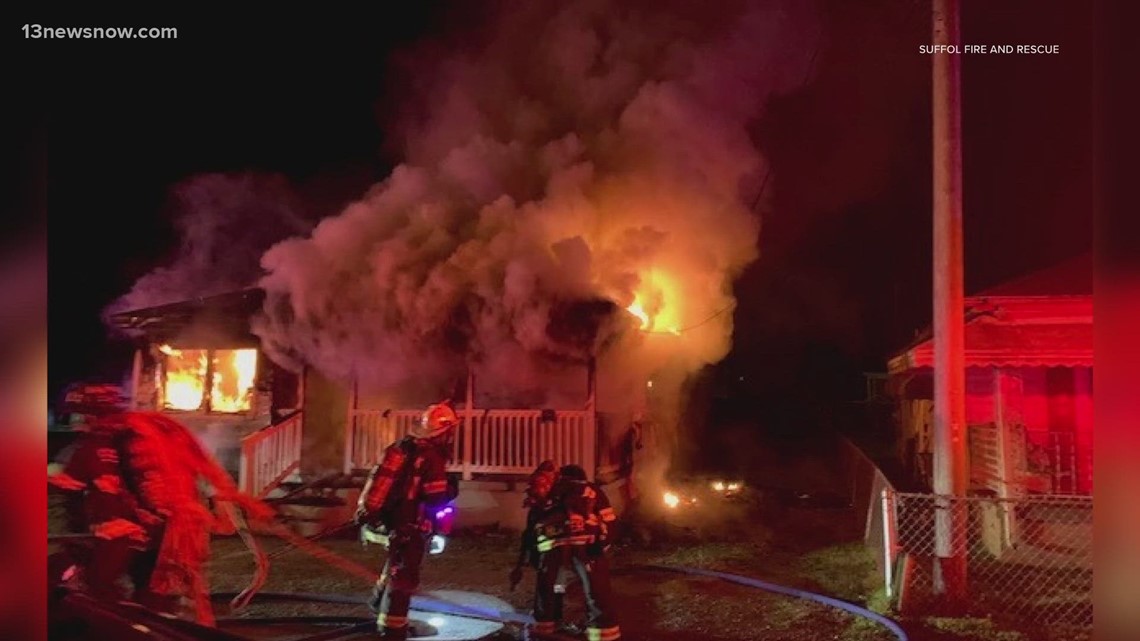 Suffolk crews put out Webb Street fire that hospitalized 1 - Vimarsana News