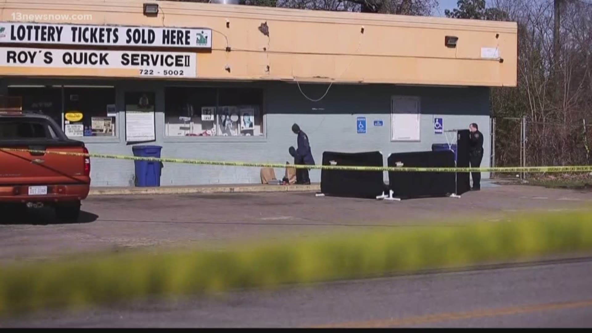 A man was shot to death outside of a convenience store in broad daylight.