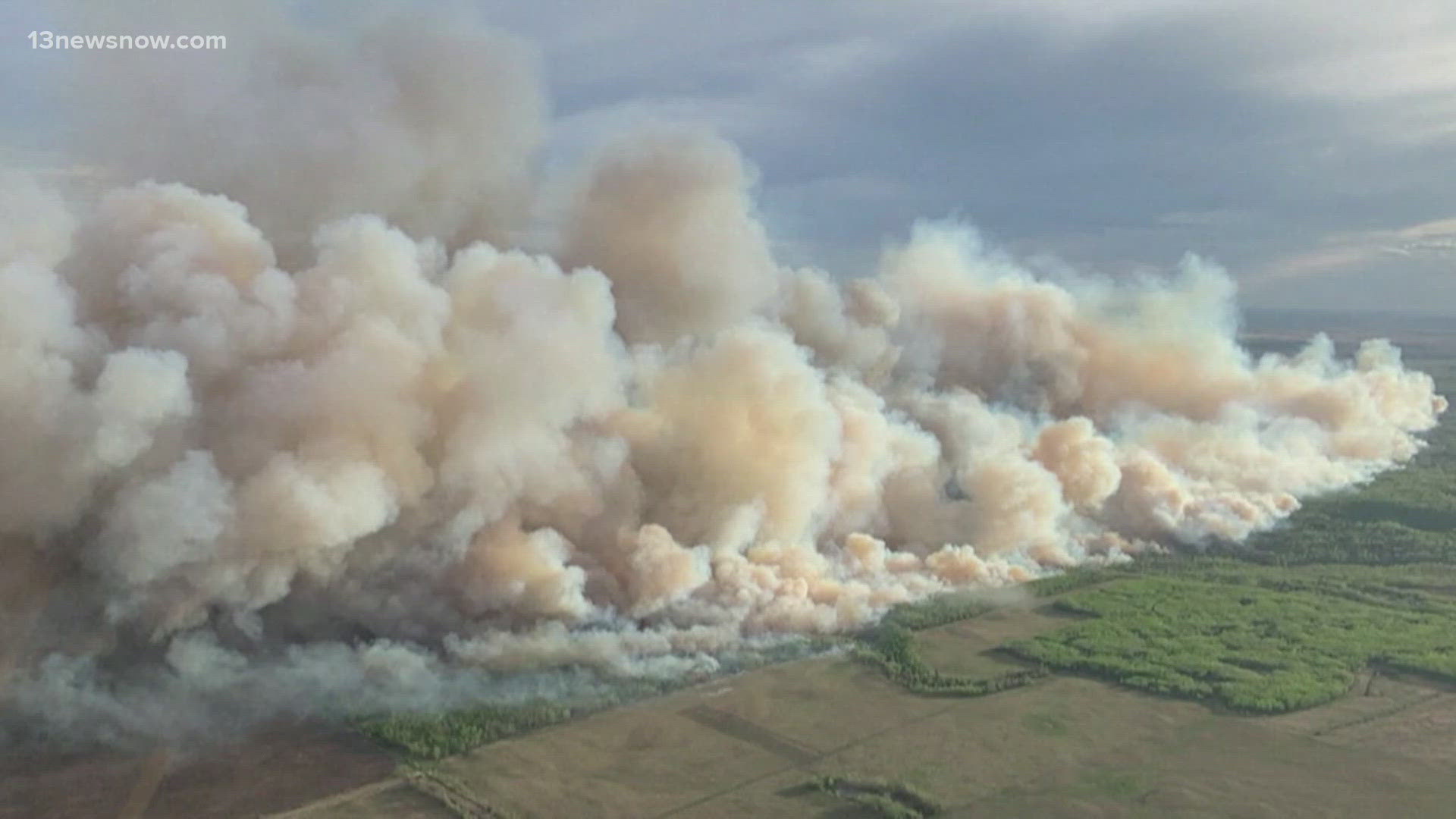 Firefighters are working to tame more than 100 active fires. Minnesota's air is considered unhealthy today and more states are on alert as well.