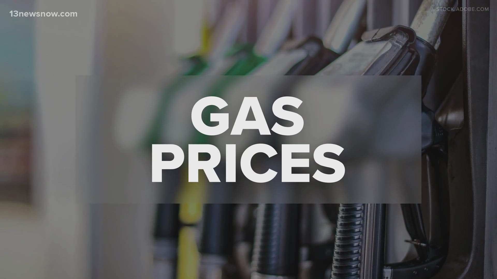 On average, gas prices were 65 cents cheaper than they were last year.