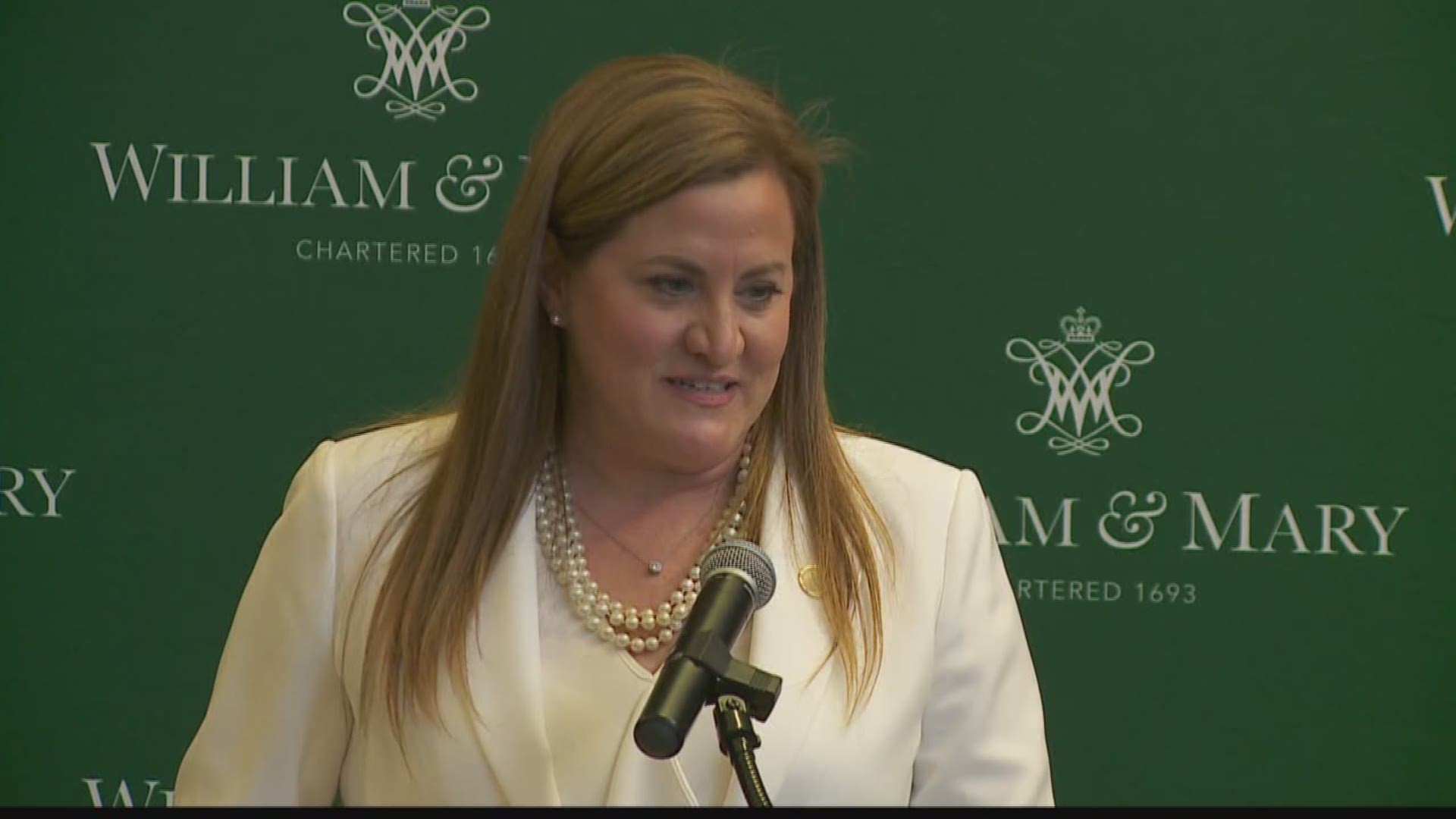 William and Mary introduced Samantha Huge as the next athletics director and the first woman to have that position.