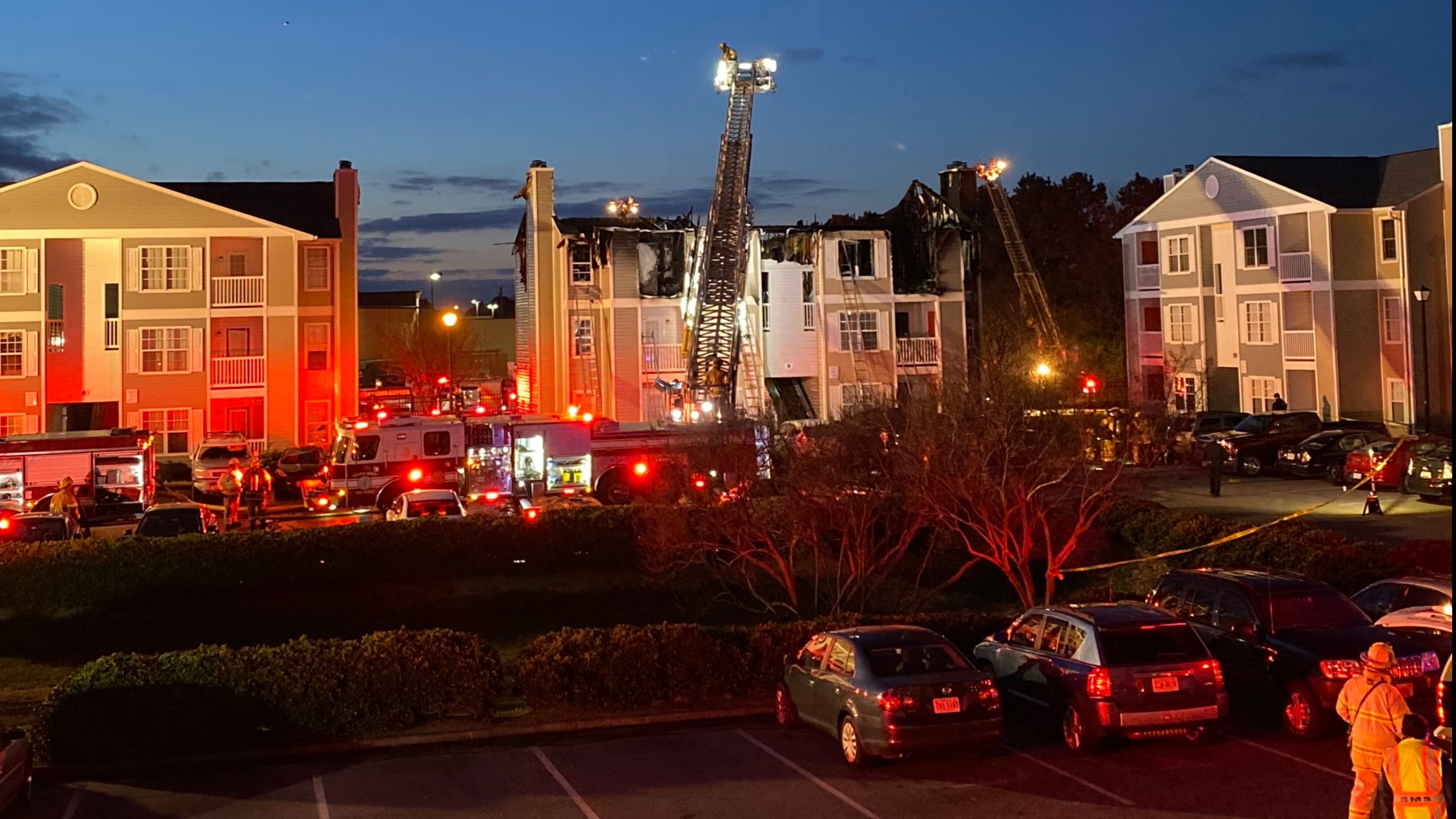 Firefighter, 2 Others Hurt In 2-alarm Fire At Virginia Beach Condo ...