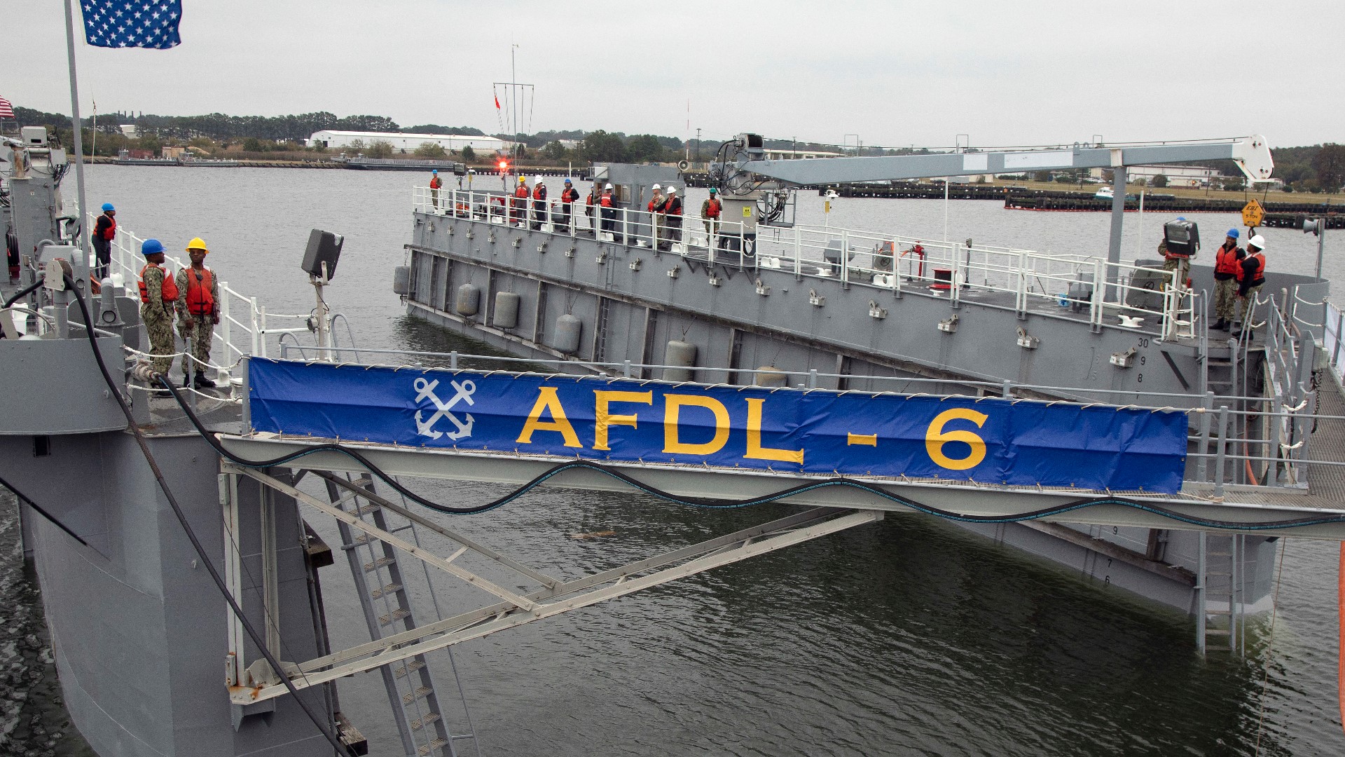 Navy's oldest floating dry dock passes material inspection