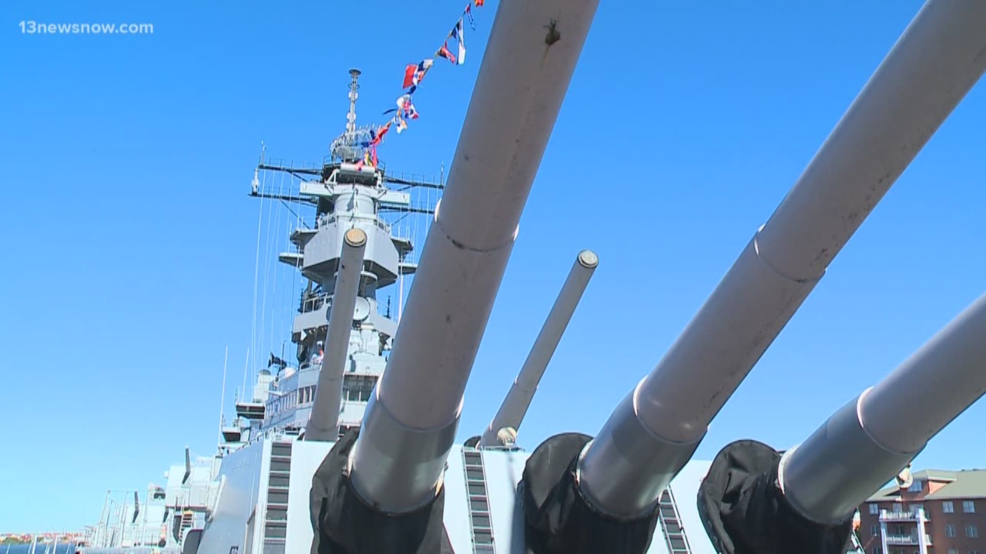 Battleship Wisconsin was commissioned on April 16, 1944. A special ceremony was held Tuesday at Nauticus.