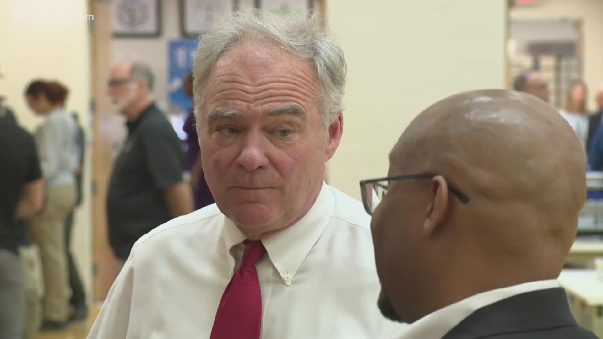 On Friday, Senator Tim Kaine spoke with local stakeholders about what they can do to help boost the workforce.