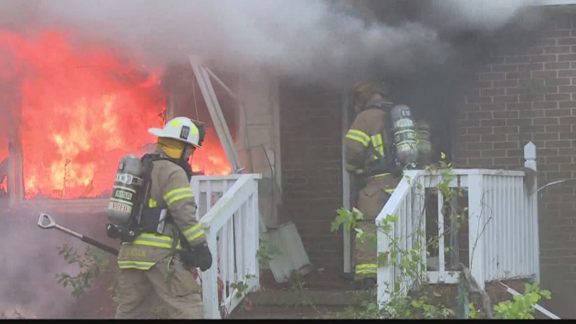 Fire department shows how fast a house fire can spread