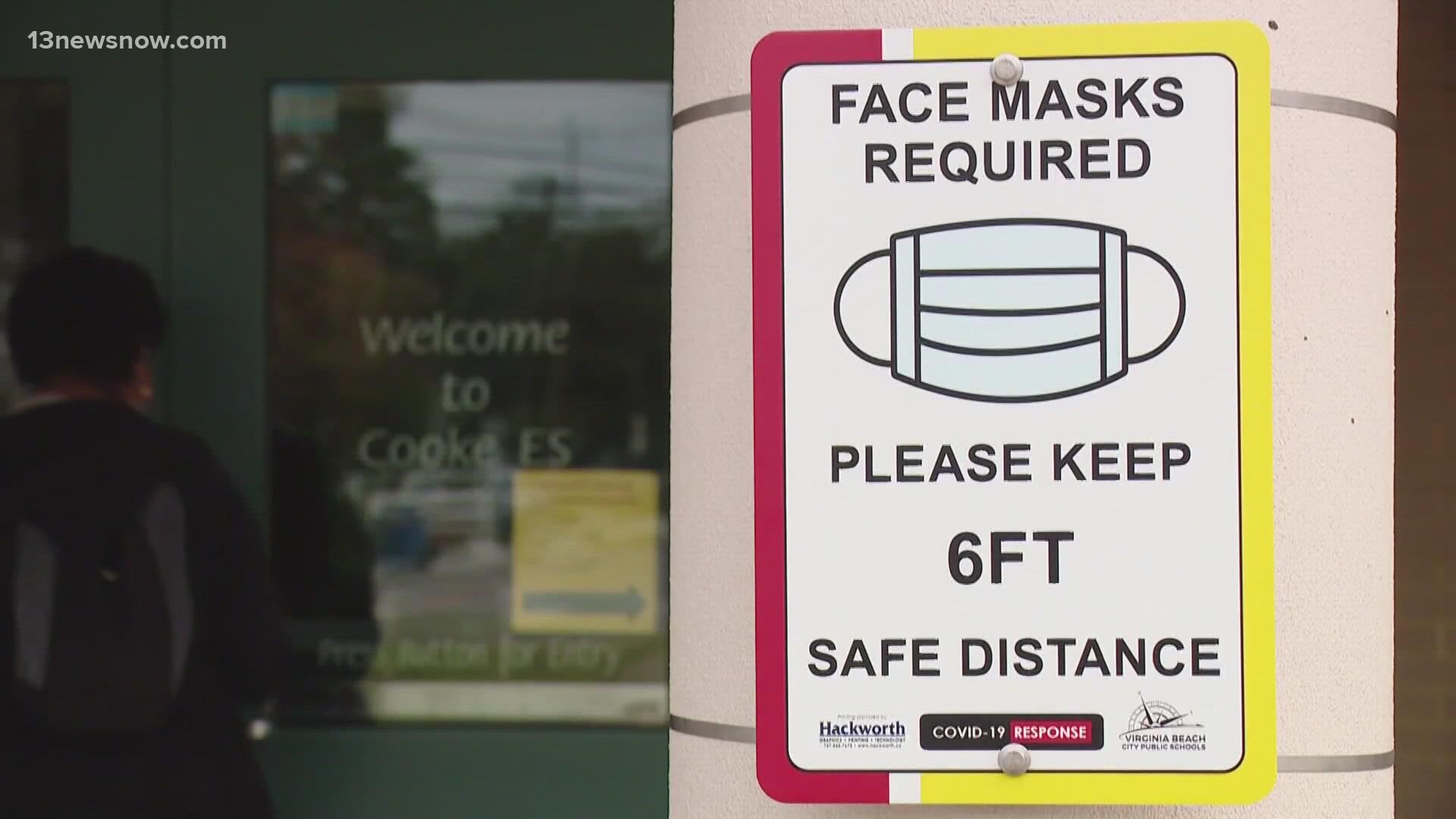"I think masks are the only safety mitigation strategy that VBCPS has left," one parent said. She said she'd be afraid to send her daughter to a mask-optional school
