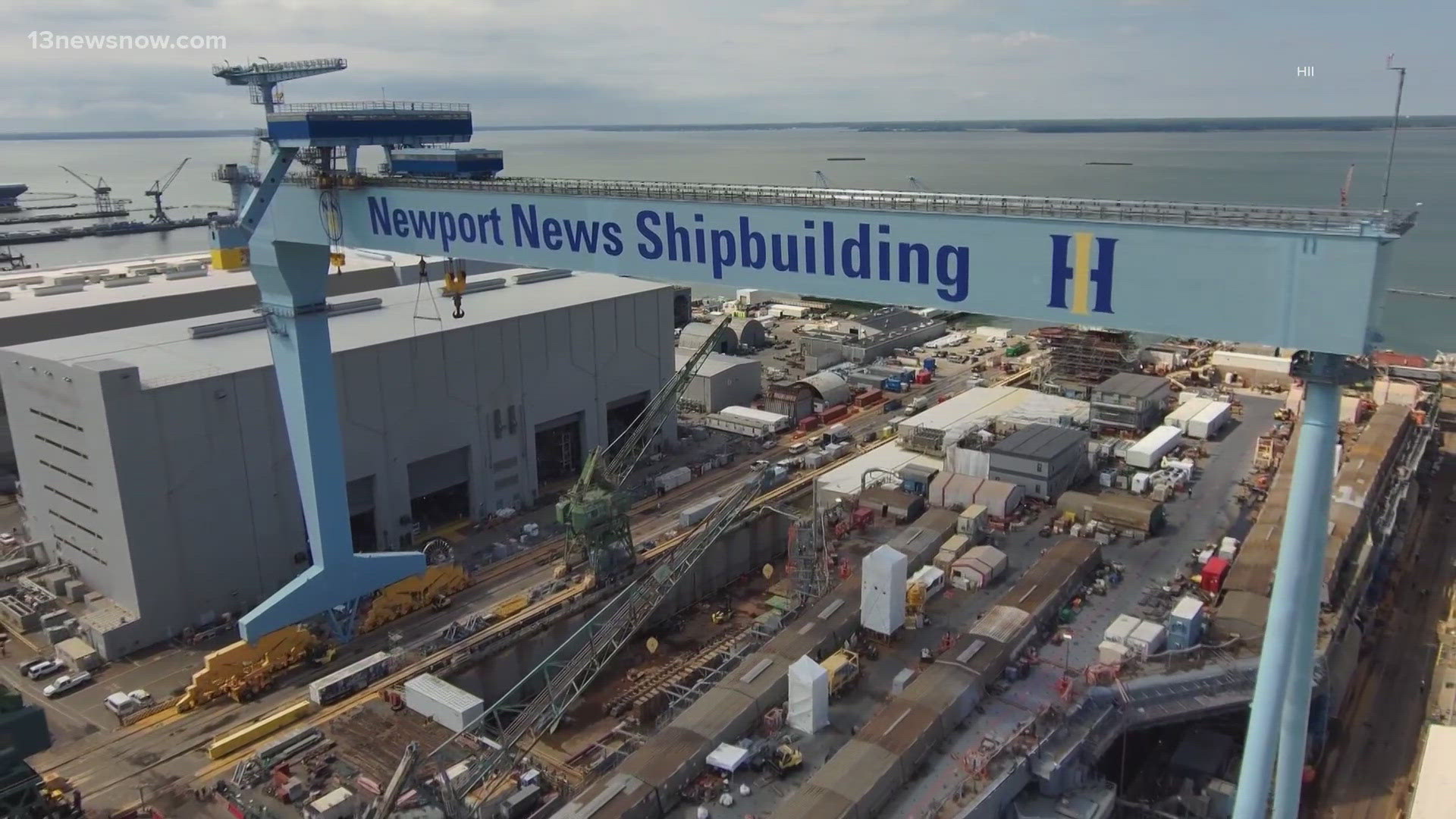 Getting an up-close look at how they turn steel into warships.