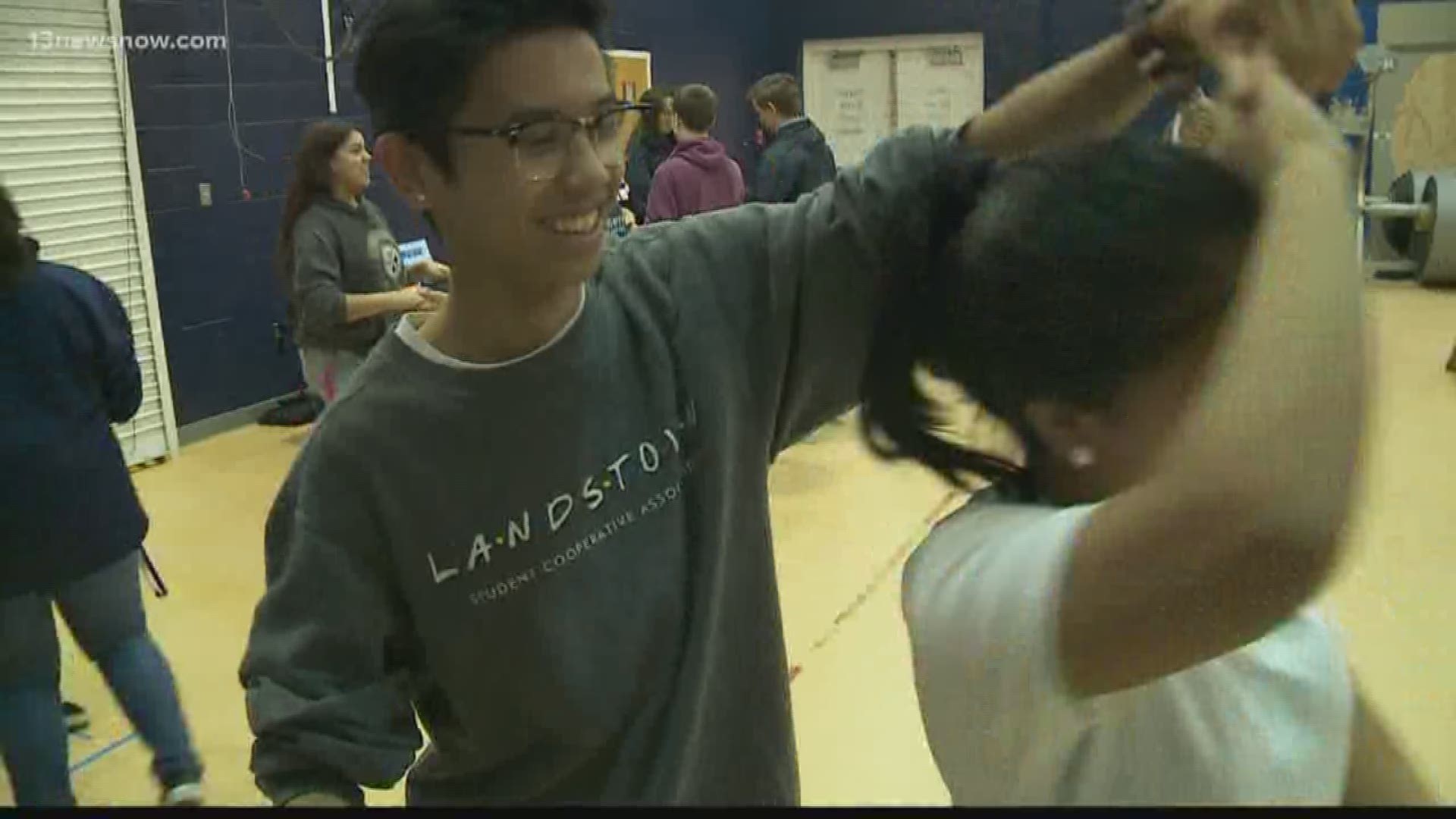 Students in Virginia Beach give up their lunch hour to learn a new culture and some new moves through Latin Dance.