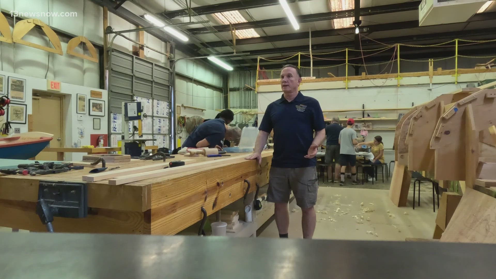 Groups of teens are learning what it takes to build a full-sized wooden boat, and they’re gaining much more than woodshop skills in the process.