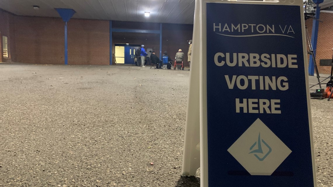 Voters In Hampton Line Up Early At The Polls | 13newsnow.com