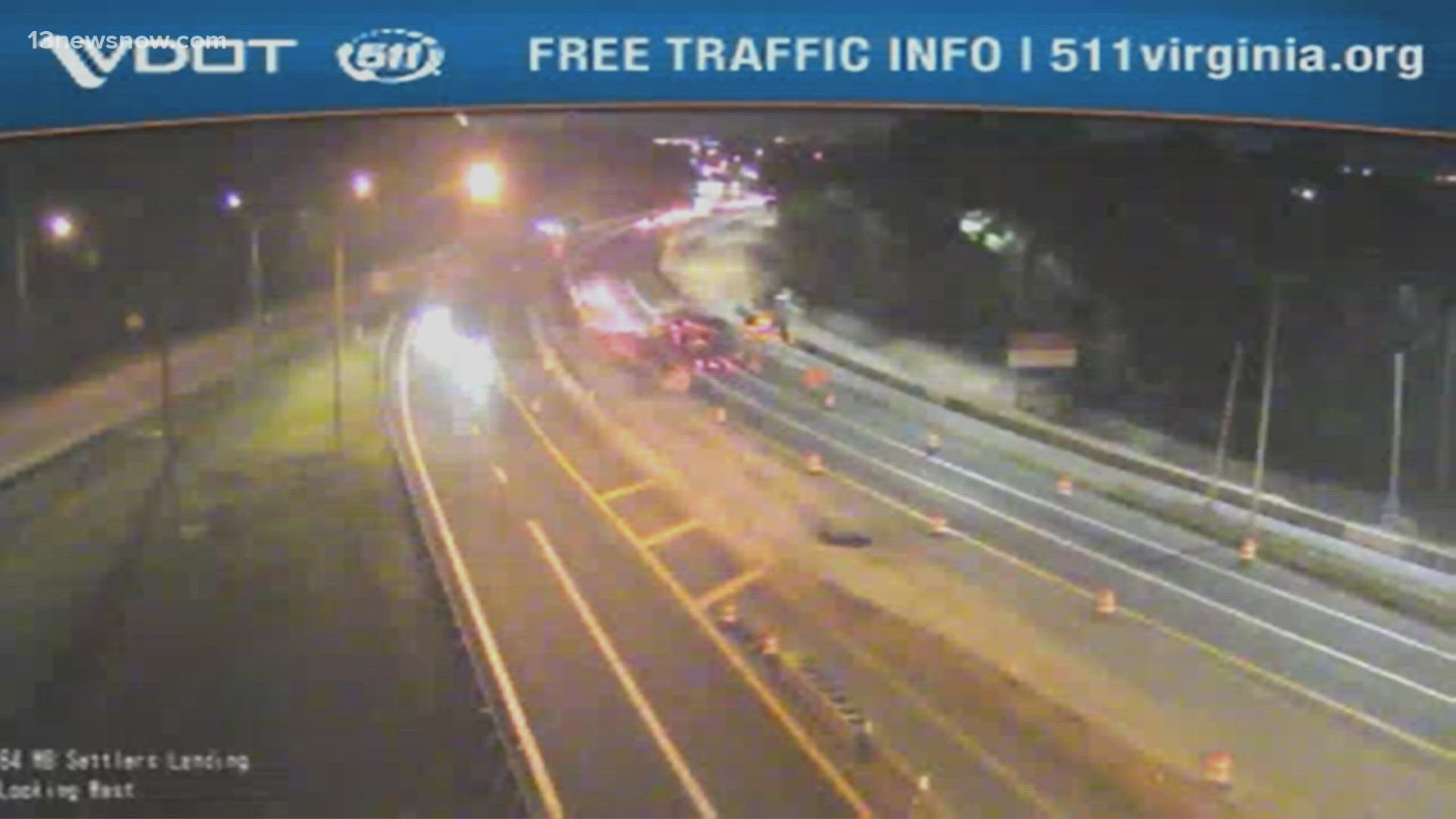 Happening right now a major lane shift at the Hampton Roads Bridge Tunnel!