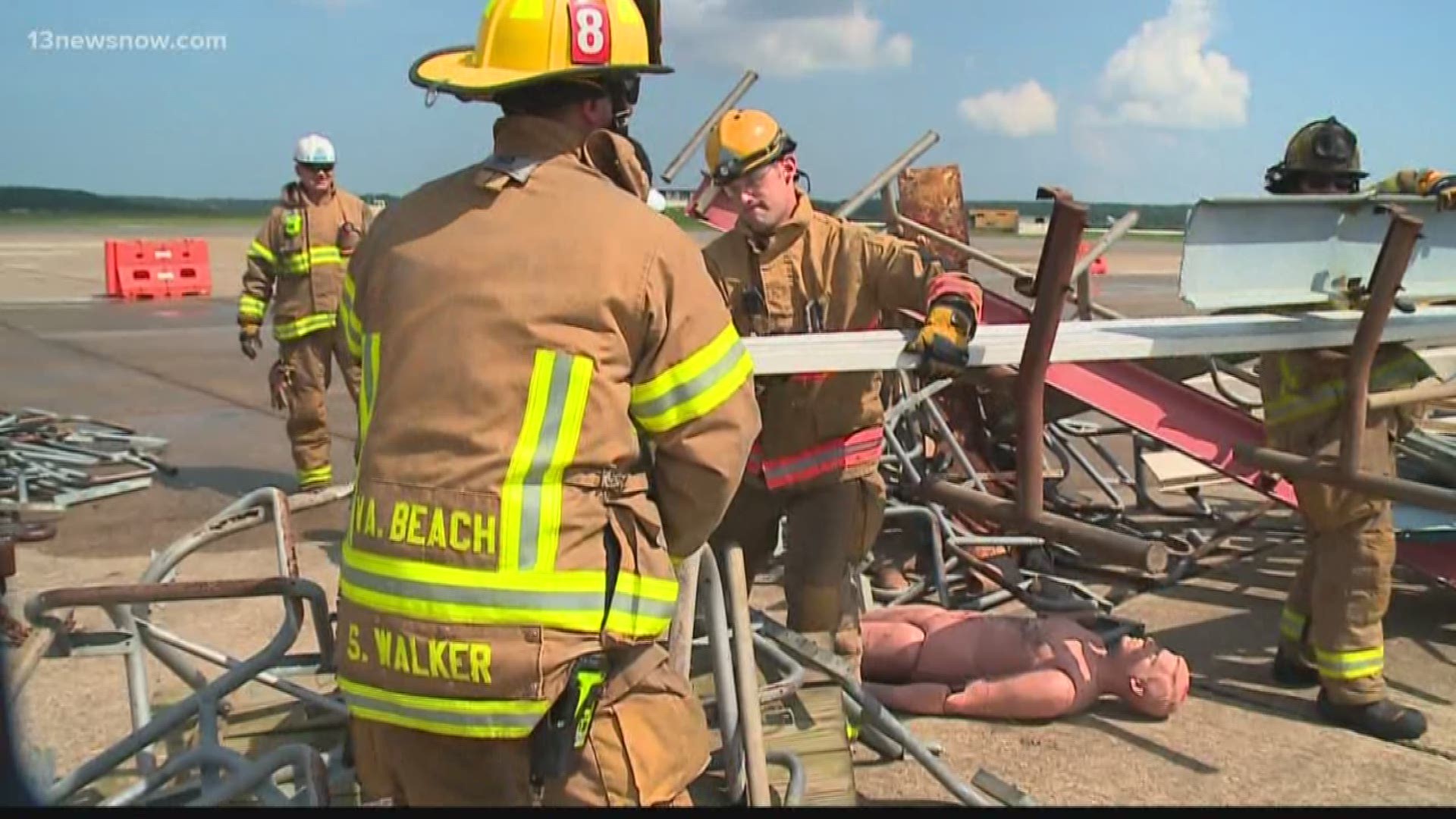 Civilian firefighters working for the Navy say they're overworked, understaffed, and burnt out!