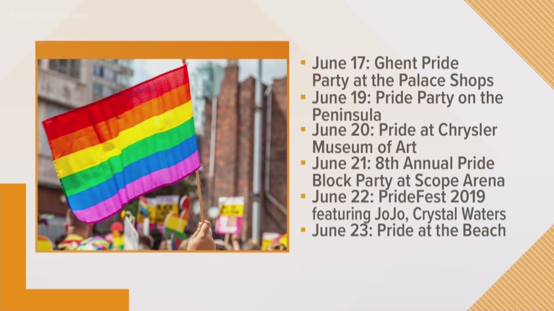 It's the 31st annual event for Hampton Roads Pride.