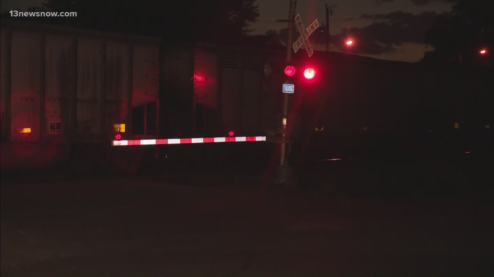 Police are investigating after an adult male was struck and killed by a train in Suffolk Thursday morning.