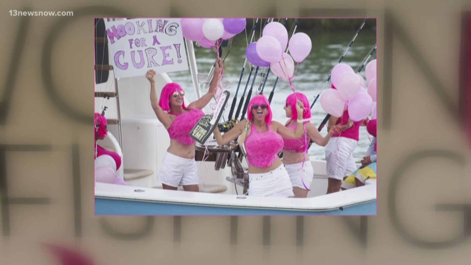 The 17th Annual Wine, Women & Fishing ladies only charity billfish tournament hopes to reel in funds in the fight against breast cancer.