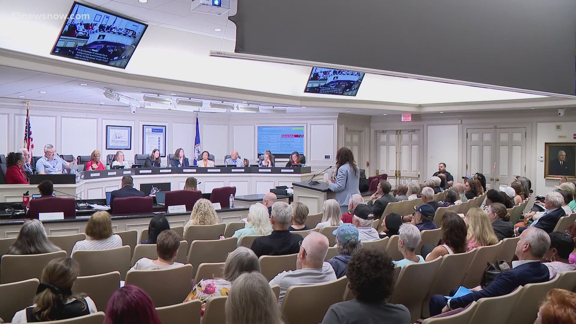 Ultimately, the Virginia Beach School Board voted 5-5, which means the DEI policy suspension will continue.