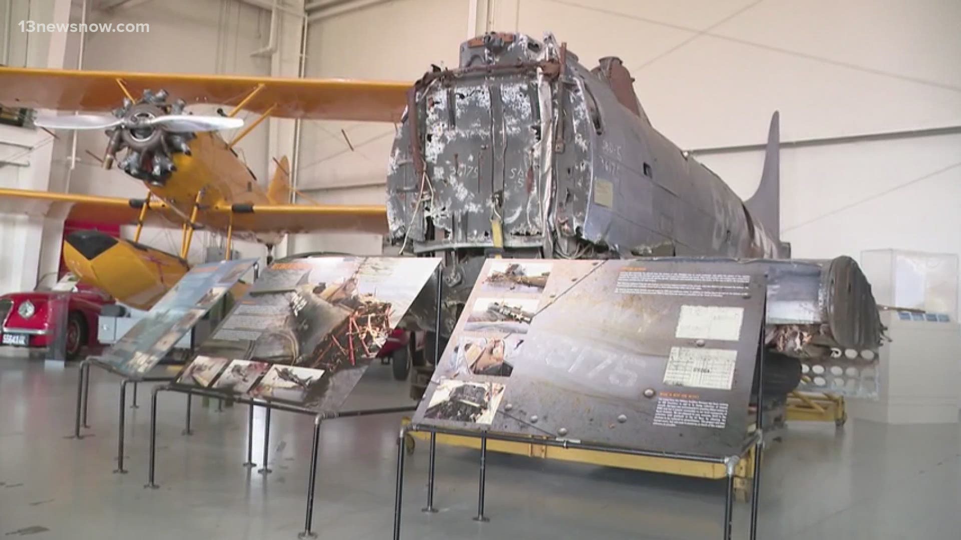 The Dauntless Dive Bomber is being repaired with the help of the Military Aviation Museum in Virginia Beach, after years of sitting at the bottom of Lake Michigan.