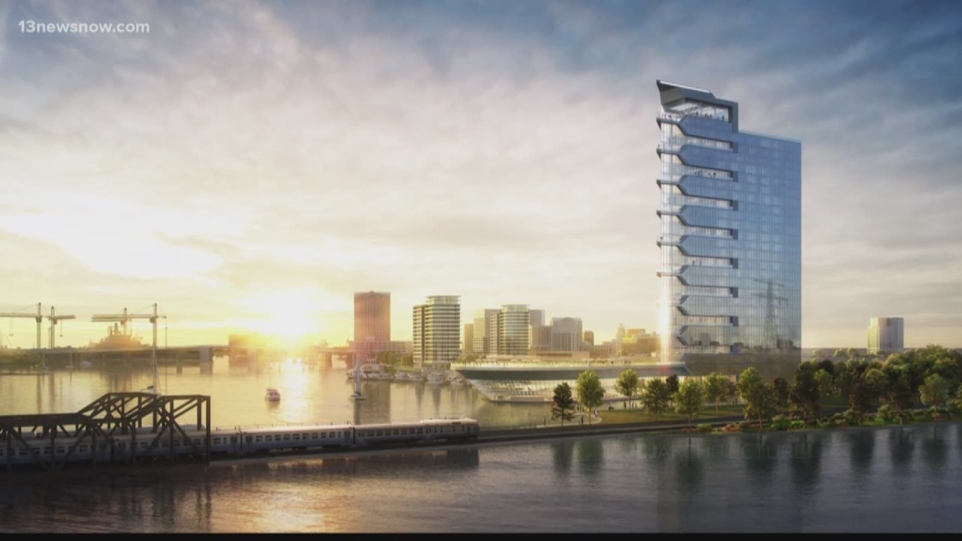 Norfolk's city council unanimously voted to support legislation for a resort casino to be built in the city.