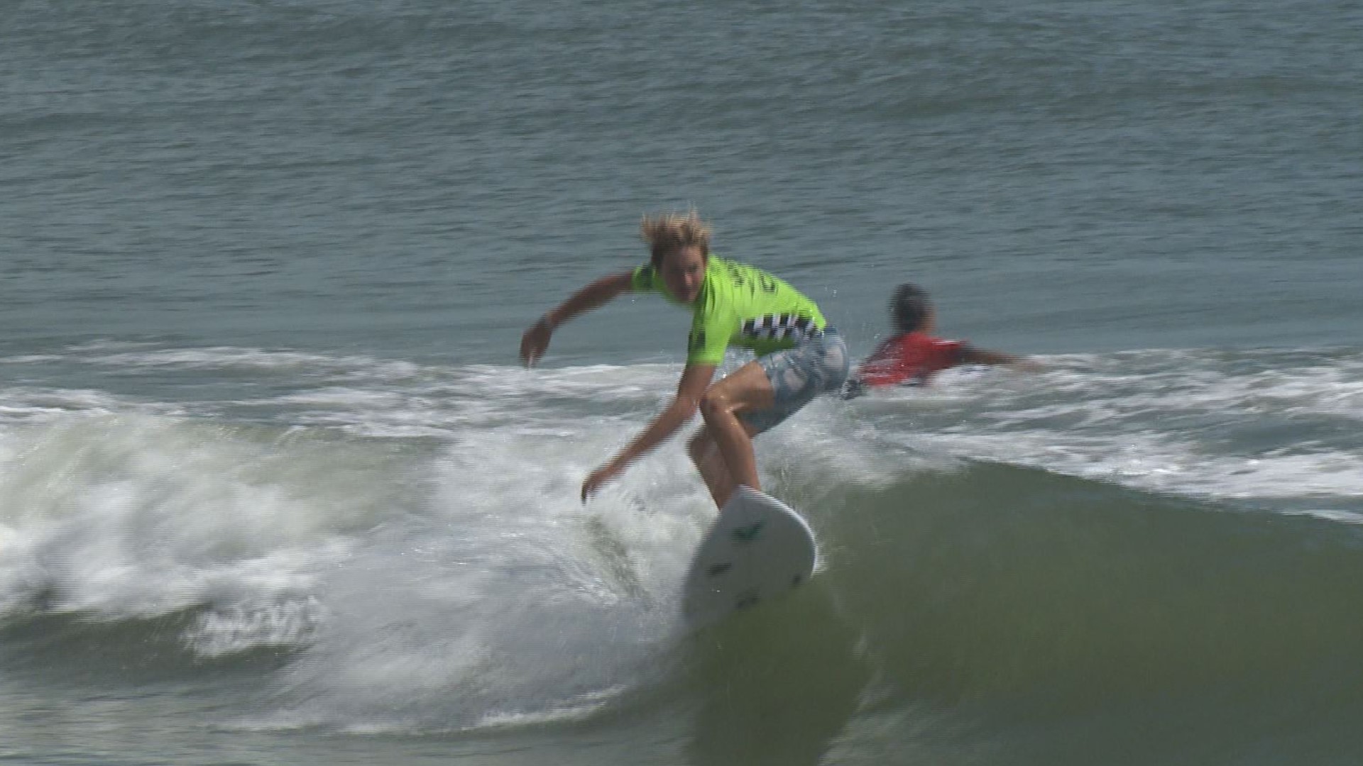 The best pro and amateur surfers from around the world are at the Virginia Beach oceanfront.