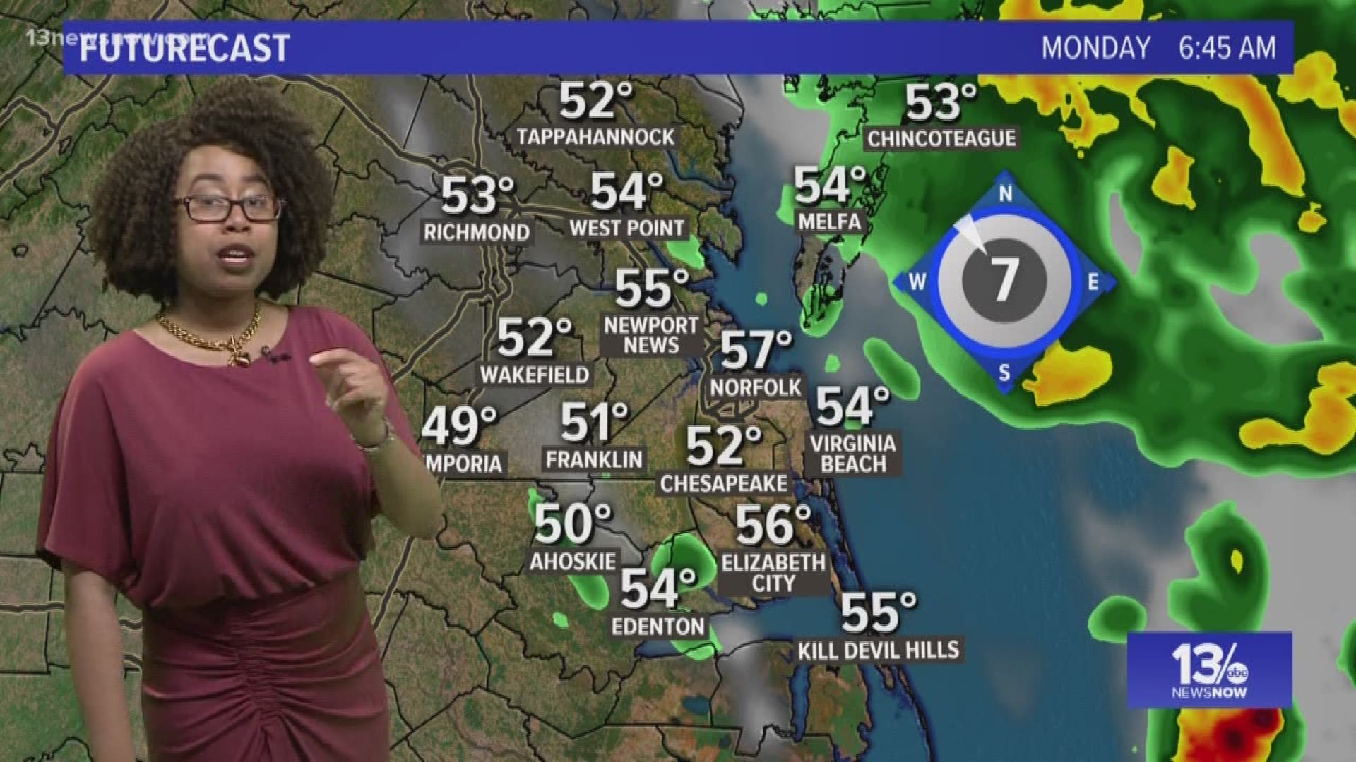 13News Now meteorologist Rachael Peart has the seven day forecast.