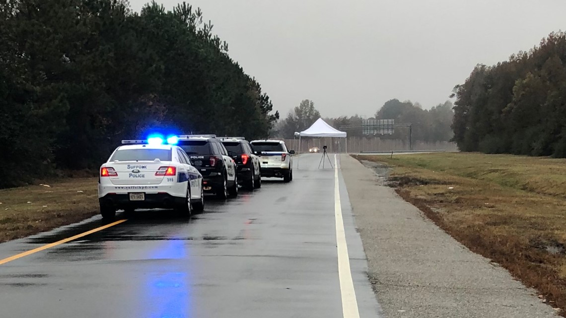 Man killed in singlevehicle crash in Suffolk