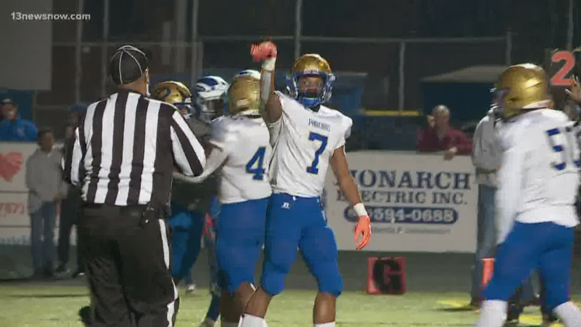 The Phoebus running back scored 4 TDs and rushed for over 200 yards in win over York.