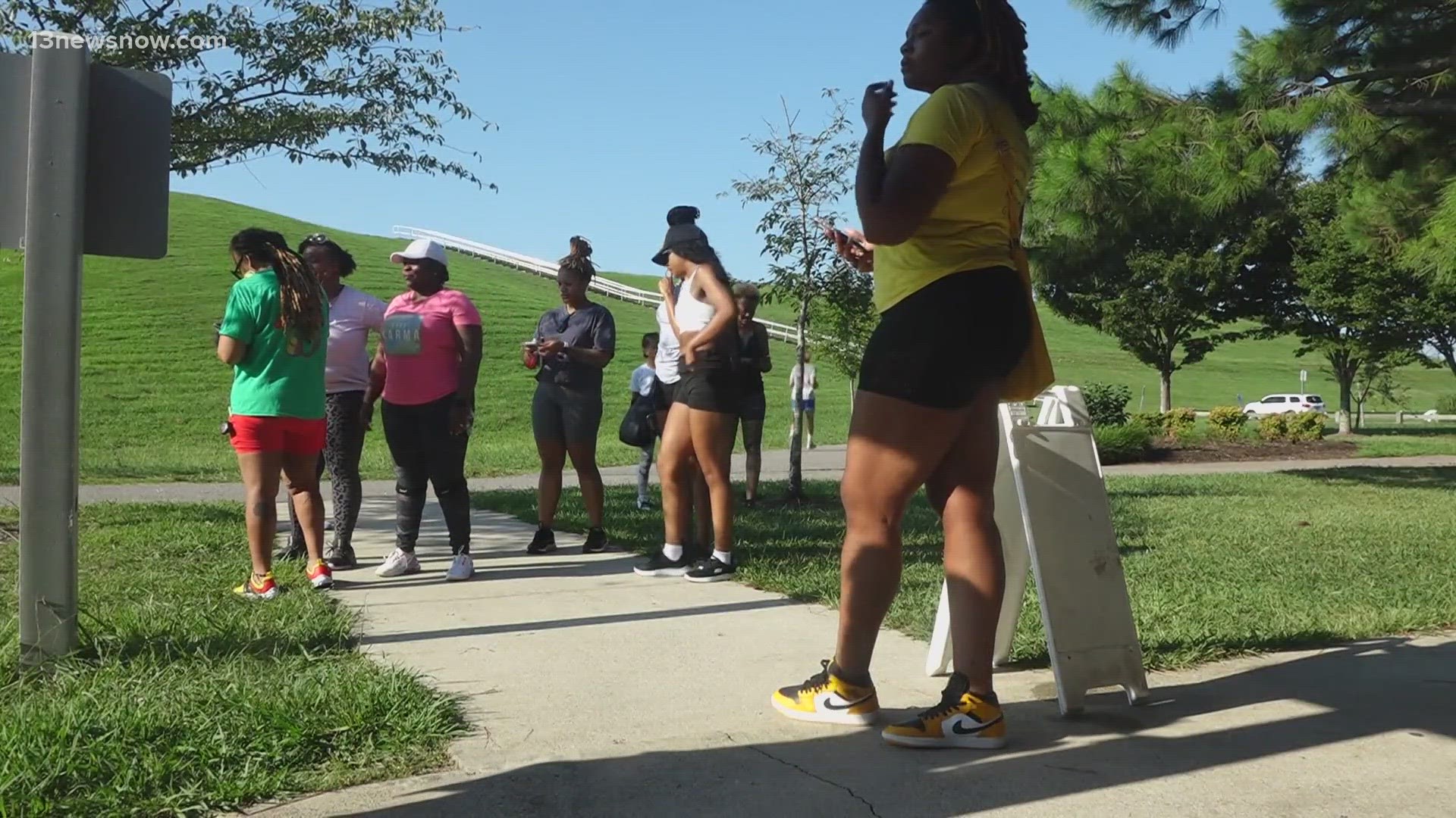 The ‘Goddess Walk’ at Mount Trashmore aimed to recognized the importance of minority mental health.