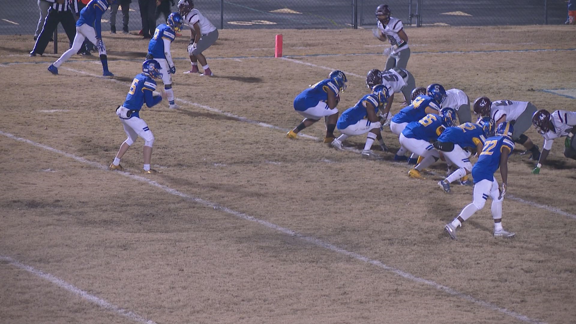 Oscar Smith running back, Romon Copeland had 3 touchdowns in the Tigers 29-7 win over Thomas Dale.