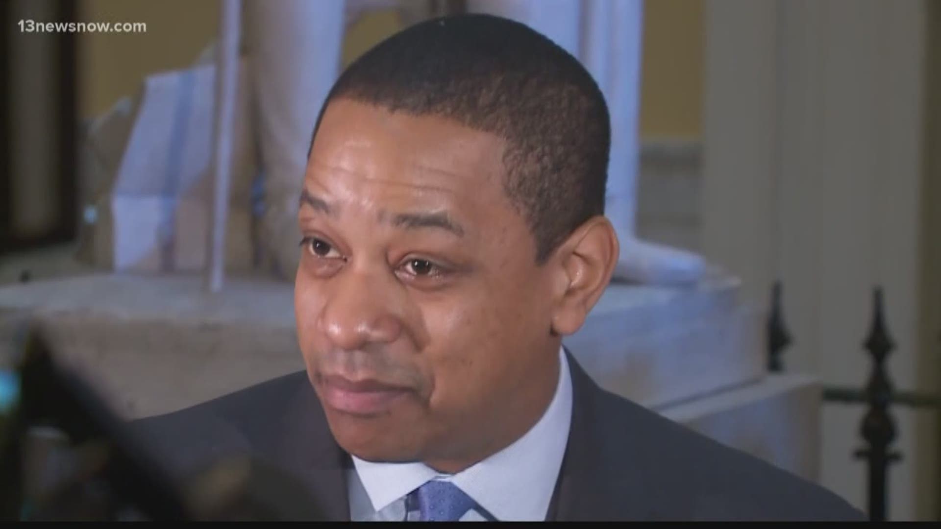 Lieutenant Governor Justin Fairfax is denying sexual assault allegations made agianst him as Northam is facing calls to resign after a racist photo was released from his 1984 EVMS yearbook.