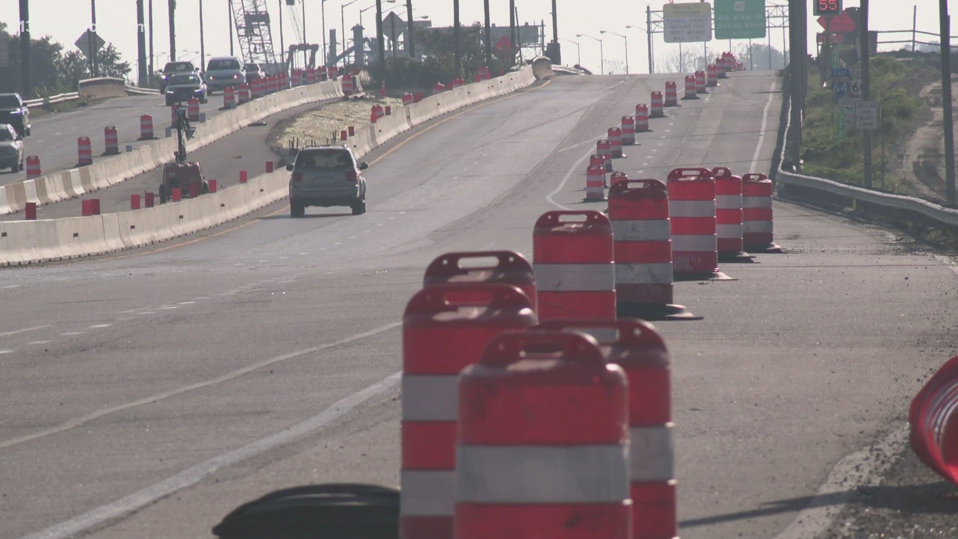 VDOT crews are set to start construction on I-64 in Norfolk. It's all to make room for toll lanes across the two-mile stretch of the interstate.