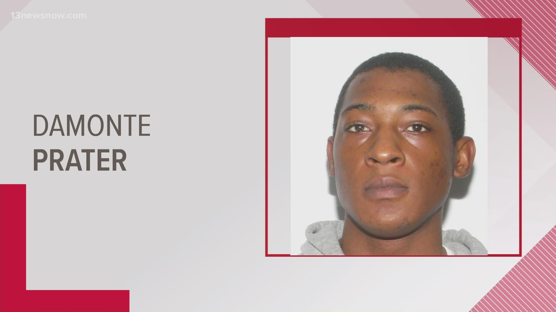 If you see Damonte Prater, the Suffolk Police Department doesn't want you to approach him. They ask that you call Emergency Communications at 757-923-2350, opt. 8.