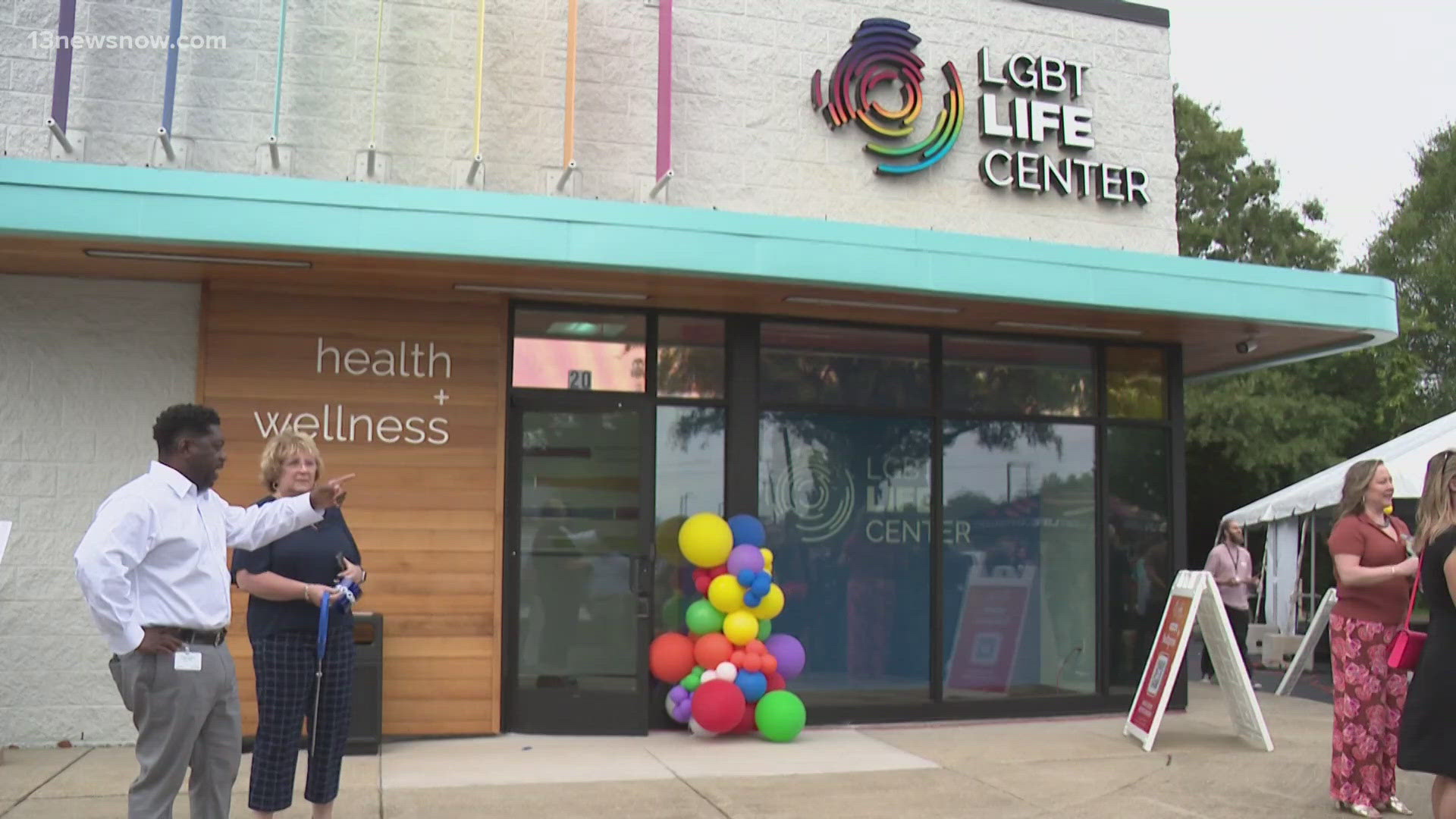 The peninsula's LGBT life center held its grand opening on Thursday. Since 2018, the Center has been a community resource based in Norfolk.