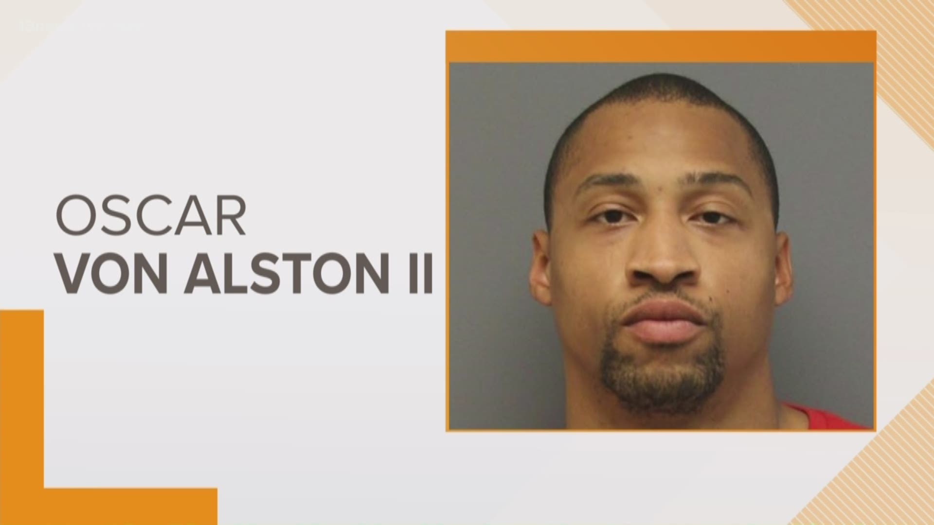 Oscar Von Alston II, who police said robbed a credit union Wednesday in Newport News, is now being accused of making multiple bomb threats, an official said.