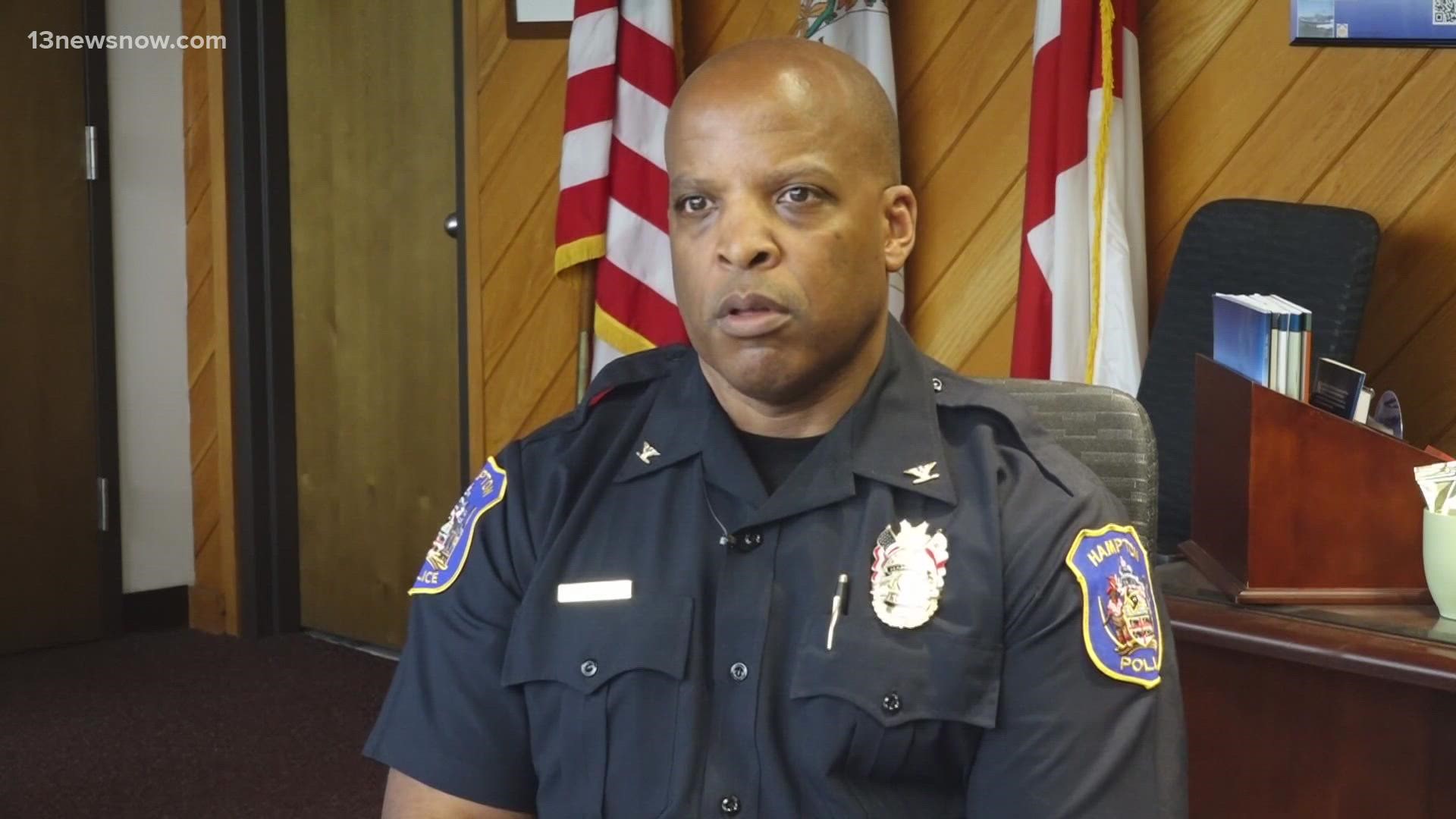 Hampton Police Chief Mark Talbot said the division is starting to do more outreach in the areas with the most violence.