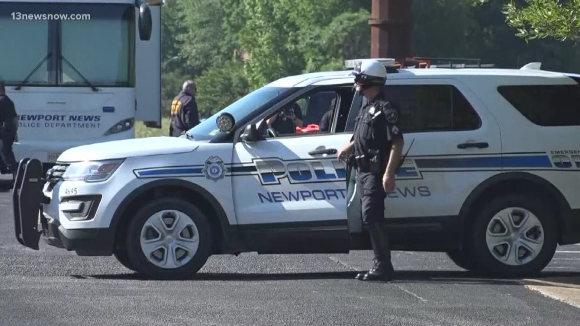 A three-hour standoff in Newport News ended here at Signature Contracting LLC.
