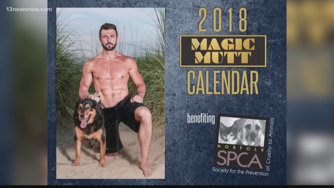 Calling all hunks, Norfolk SPCA wants you for its 2019 Magic Mutt