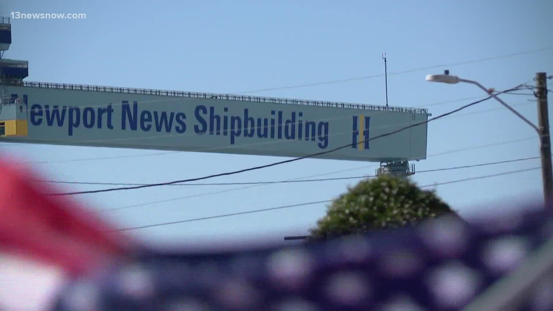Newport News shipbuilding employees are pushing back against a vaccine mandate.