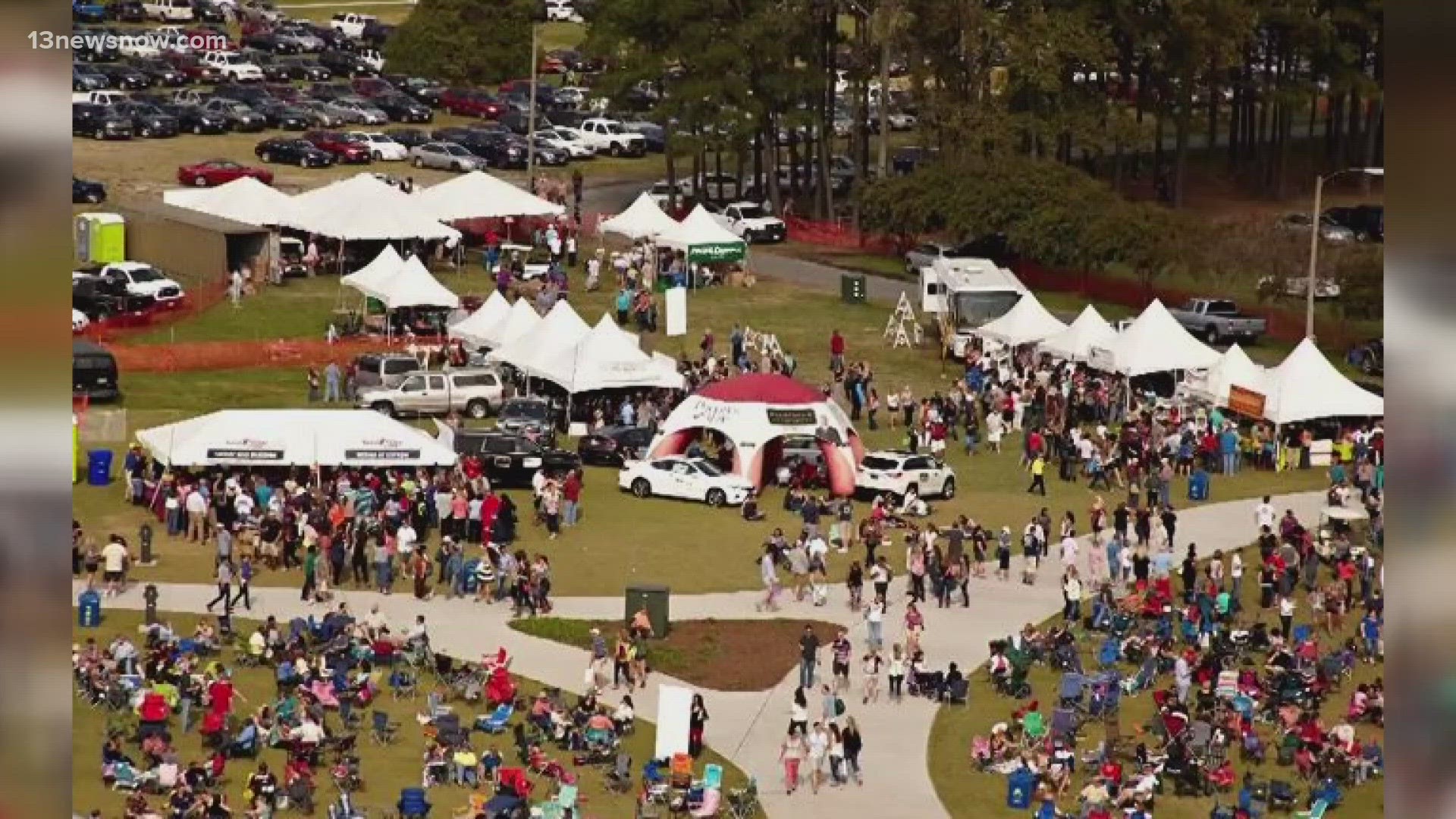 Organizers say there will be more than 20 premier Virginia wineries and a number of selections from the International Village featured.